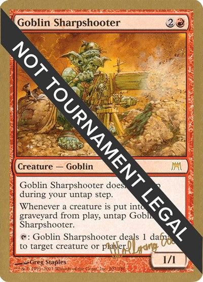 Goblin Sharpshooter - 2003 Wolfgang Eder (ONS) (World Championship Decks) Near Mint