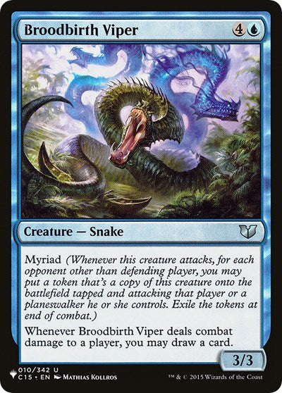 Broodbirth Viper (The List) Light Play