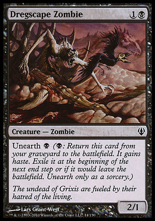 Dregscape Zombie (Archenemy) Light Play