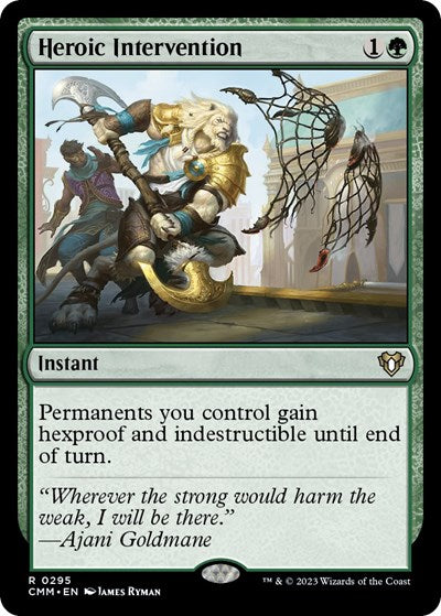 Heroic Intervention (Commander Masters) Near Mint Foil