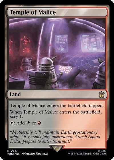 Temple of Malice (Universes Beyond: Doctor Who) Near Mint Foil