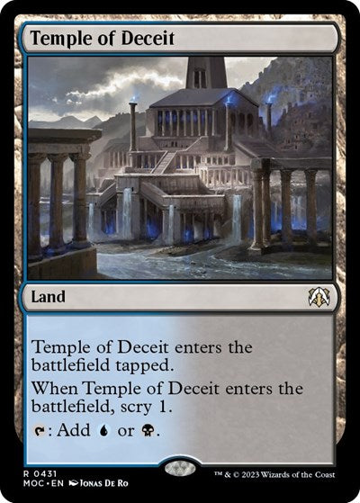 Temple of Deceit (Commander: March of the Machine) Near Mint