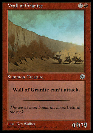 Wall of Granite (Portal) Light Play