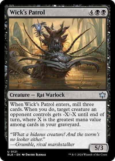 Wick's Patrol (Bloomburrow) Light Play Foil