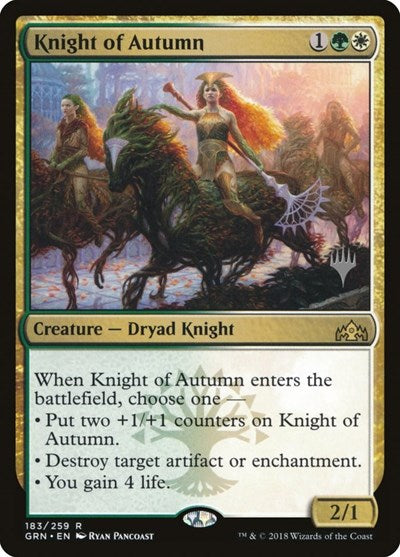 Knight of Autumn (Promo Pack: Core Set 2020) Light Play