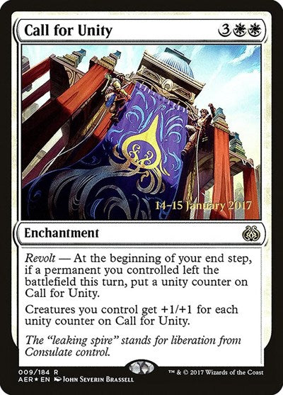 Call for Unity (Promos: Prerelease Cards) Near Mint Foil