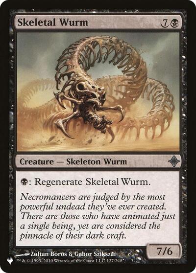 Skeletal Wurm (The List) Near Mint