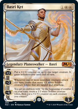 Basri Ket (286) (Showcase) (Magic 2021 Core Set) Near Mint Foil