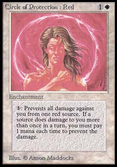 Circle of Protection: Red (Alpha) Damaged / Poor