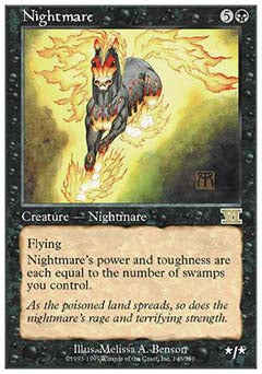Nightmare (Classic 6th Edition) Medium Play