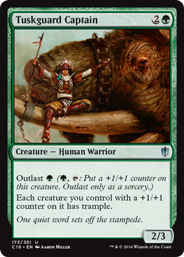 Tuskguard Captain (Commander 2016 Edition) Light Play