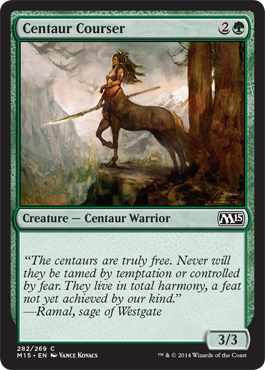 Centaur Courser (Magic 2015 Core Set) Medium Play