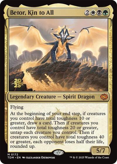 Betor, Kin to All (Promos: Prerelease Cards) Light Play Foil