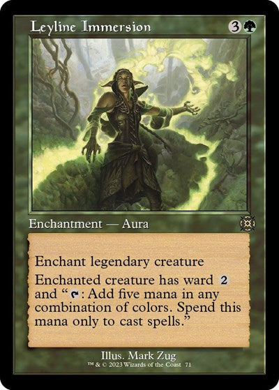 Leyline Immersion (Retro Frame) (March of the Machine: The Aftermath) Near Mint Foil