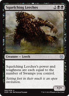 Squelching Leeches (Duel Decks: Nissa vs Ob Nixilis) Medium Play