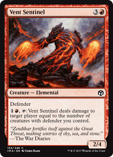 Vent Sentinel (Iconic Masters) Medium Play Foil