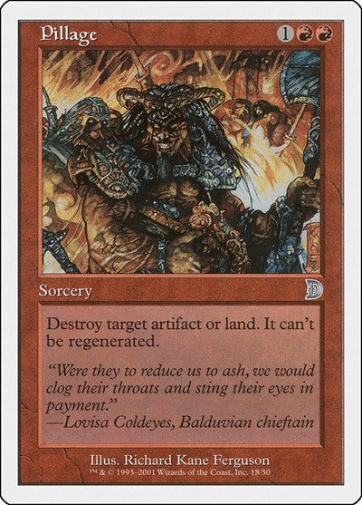 Pillage (Promos: Deckmasters Garfield vs Finkel) Near Mint