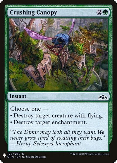 Crushing Canopy (Mystery Booster) Near Mint
