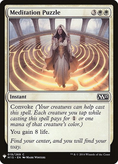 Meditation Puzzle (Mystery Booster) Near Mint