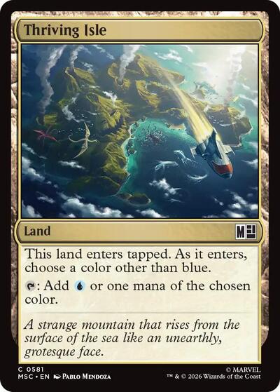 Thriving Isle (Commander: Marvel Super Heroes) Near Mint Foil