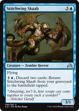Stitchwing Skaab (Shadows Over Innistrad) Medium Play