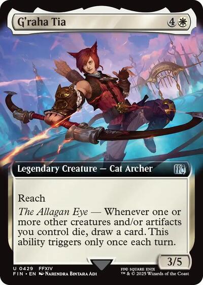G'raha Tia (Extended Art) (Universes Beyond: FINAL FANTASY) Near Mint Foil