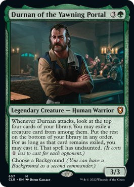 Durnan of the Yawning Portal (Commander Legends: Battle for Baldur's Gate) Near Mint Foil