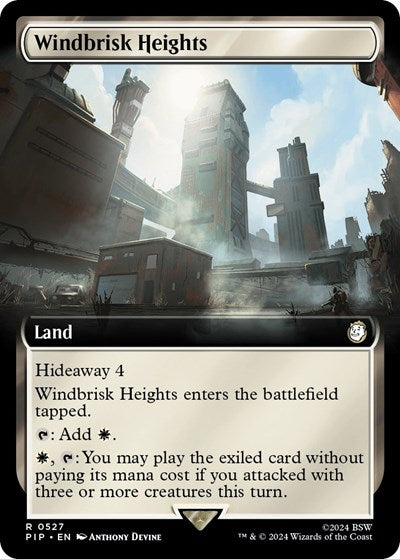 Windbrisk Heights (Extended Art) (Universes Beyond: Fallout) Near Mint