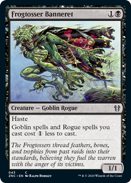 Frogtosser Banneret (Commander 2020 Zendikar Rising) Medium Play