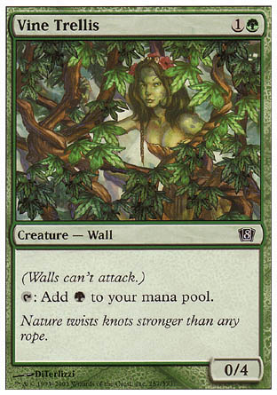 Vine Trellis (8th Edition) Heavy Play