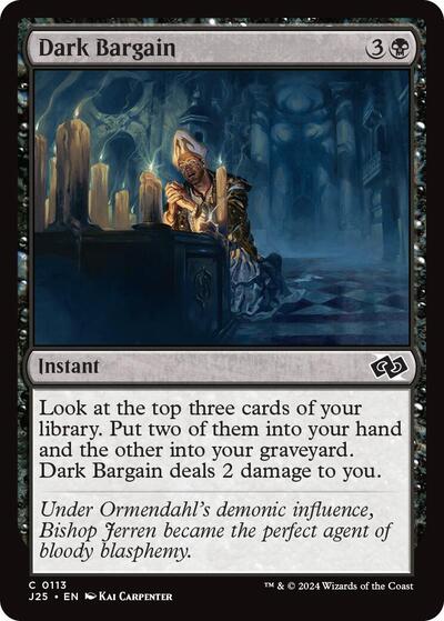 Dark Bargain (Foundations Jumpstart) Medium Play