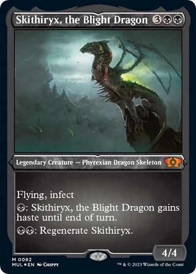 Skithiryx, the Blight Dragon (Foil Etched) (March of the Machine: Multiverse Legends) Near Mint Foil