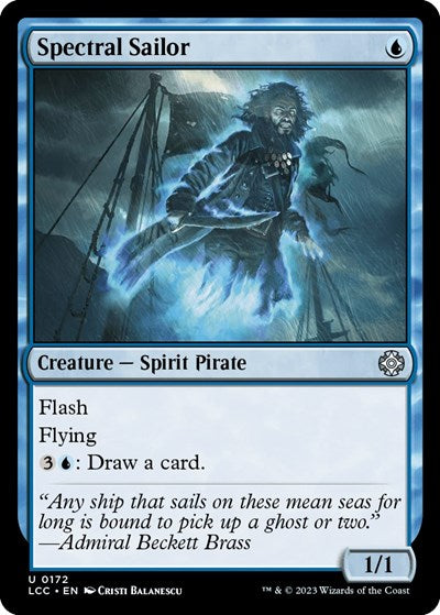 Spectral Sailor (Commander: The Lost Caverns of Ixalan) Light Play