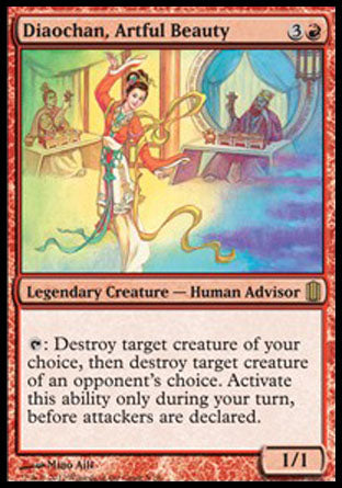 Diaochan, Artful Beauty (Commander's Arsenal) Medium Play Foil