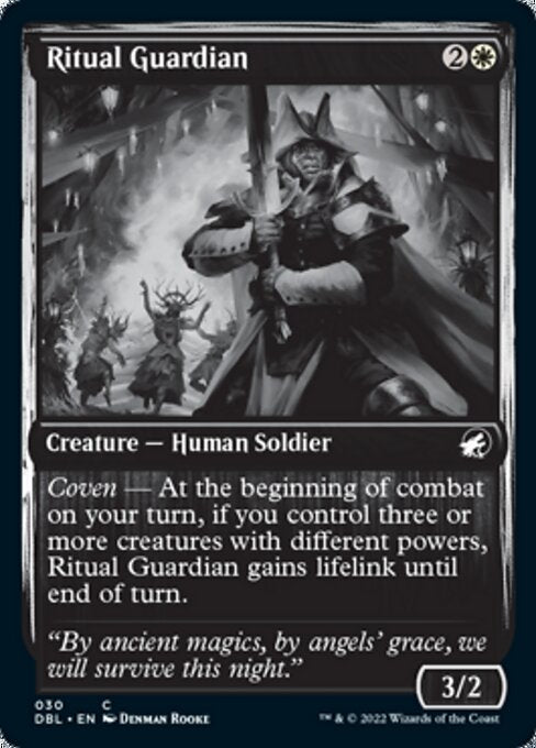 Ritual Guardian (Innistrad: Double Feature) Light Play