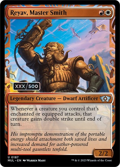 Reyav, Master Smith (Serialized) (March of the Machine: Multiverse Legends) Near Mint Foil