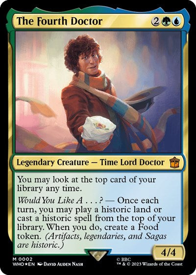 The Fourth Doctor (Universes Beyond: Doctor Who) Light Play Foil