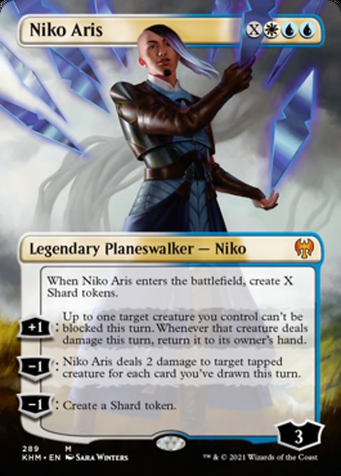Niko Aris (Borderless) (Kaldheim) Near Mint Foil