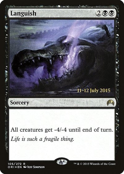 Languish (Promos: Prerelease Cards) Medium Play Foil