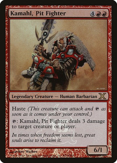 Kamahl, Pit Fighter (Promos: Unique and Miscellaneous) Heavy Play Foil