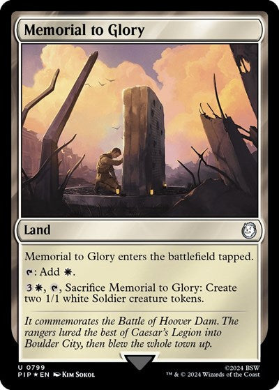 Memorial to Glory (Surge Foil) (Universes Beyond: Fallout) Near Mint Foil
