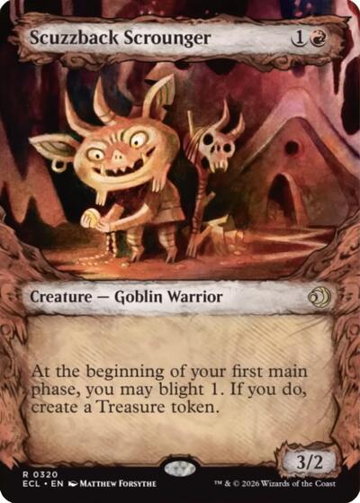 Scuzzback Scrounger (Showcase) (Lorwyn Eclipsed) Near Mint Foil