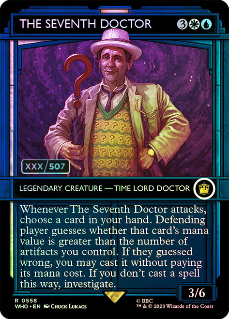 The Seventh Doctor (Serial Numbered) (Universes Beyond: Doctor Who) Near Mint Foil