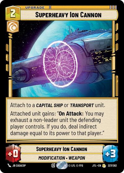Superheavy Ion Cannon (Jump to Lightspeed) Near Mint