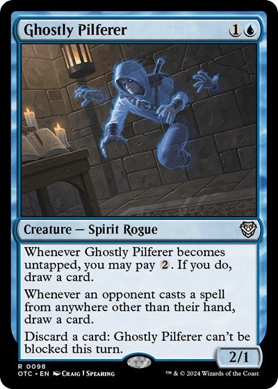 Ghostly Pilferer (Commander: Outlaws of Thunder Junction) Near Mint