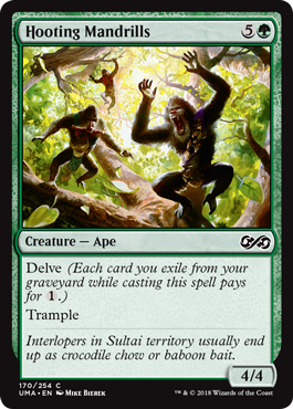 Hooting Mandrills (Ultimate Masters) Light Play Foil