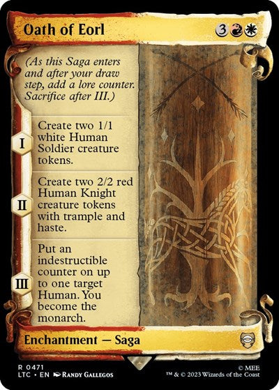 Oath of Eorl (Showcase Scrolls) (Commander: The Lord of the Rings: Tales of Middle-earth) Near Mint