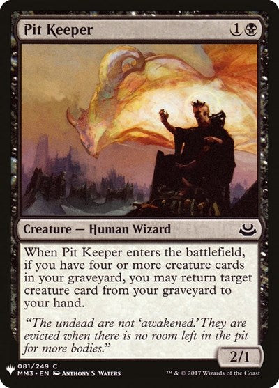 Pit Keeper (Mystery Booster) Near Mint