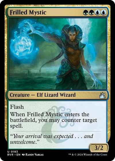 Frilled Mystic (Ravnica Remastered) Light Play Foil