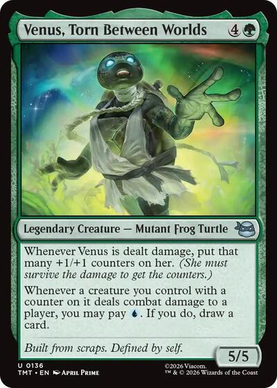 Venus, Torn Between Worlds (Teenage Mutant Ninja Turtles) Near Mint Foil